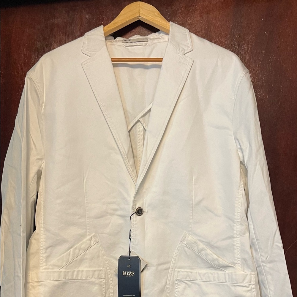 Men’s Onassis White Blazer